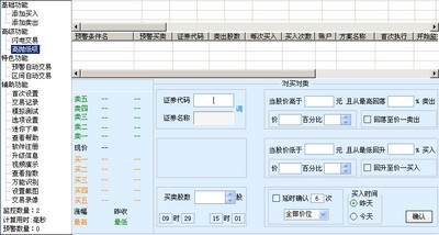 股票智能下单辅助软件内置多种权威交易策略(图)