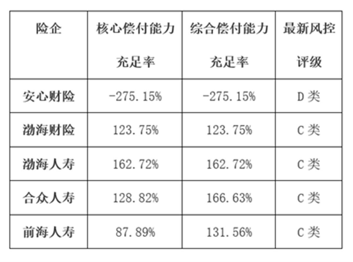 中国保险公司偿付能力