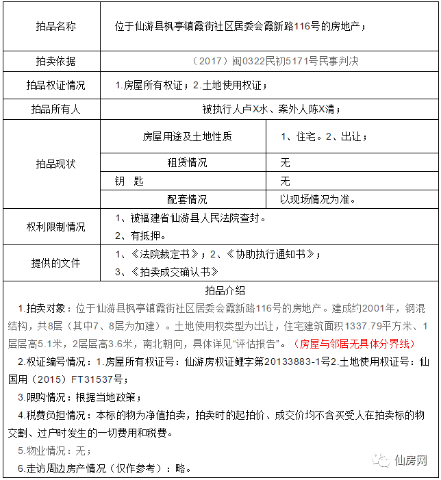 拍卖须知本院依法在淘宝网司法拍卖网络平台上进行公开拍卖